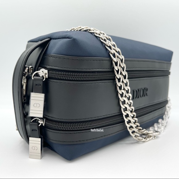 🆕 Dior Beauty Cosmetic Case to Convertible Crossbody/Shoulder/Sling Bag Handbag - Picture 4 of 14